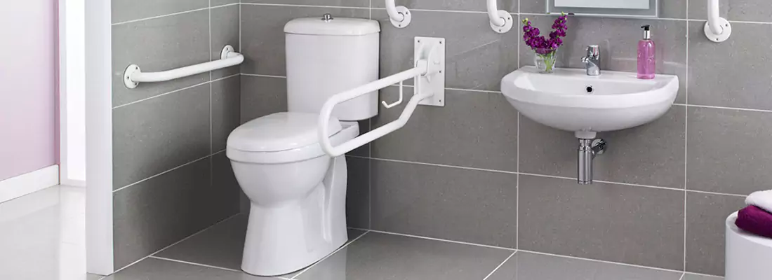 Modern Handicap Bathroom Solutions with Safety Features in London, ON